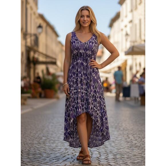 Express Dresses & Skirts - EXPRESS Women’s Small Purple High Low Open Back Dress